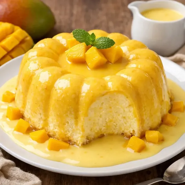 Flan de mango (Santa Marta, Magdalena)