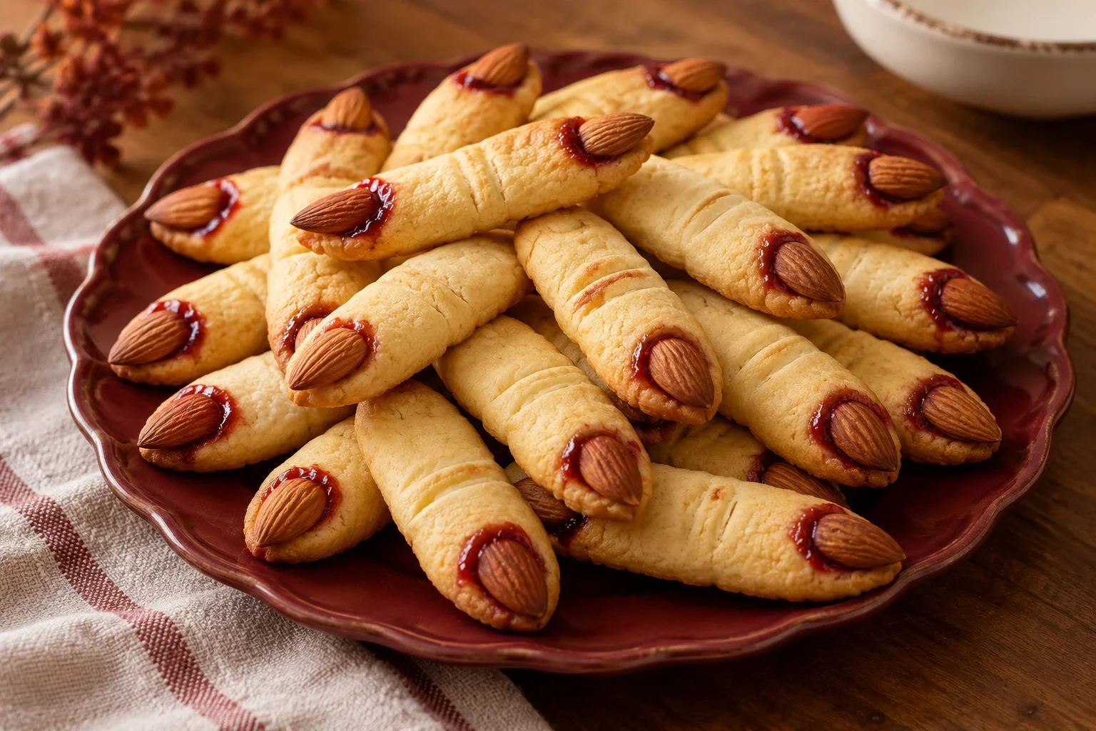 Galletas dedos de bruja para Halloween
