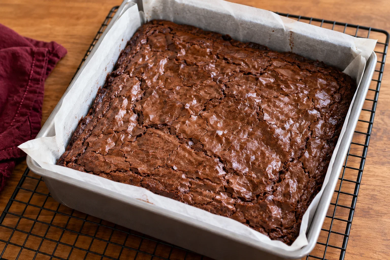 Hornea y deja enfriar de brownies cementerio de halloween.