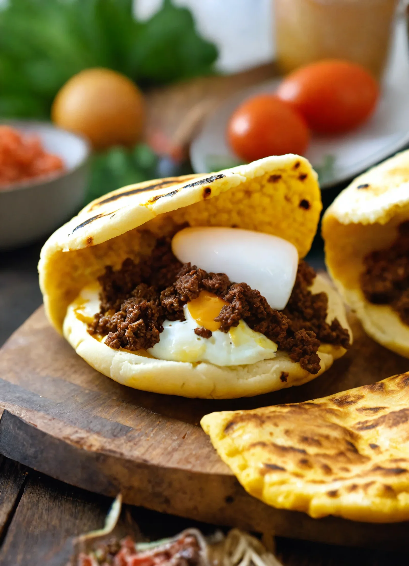 Arepas de huevo