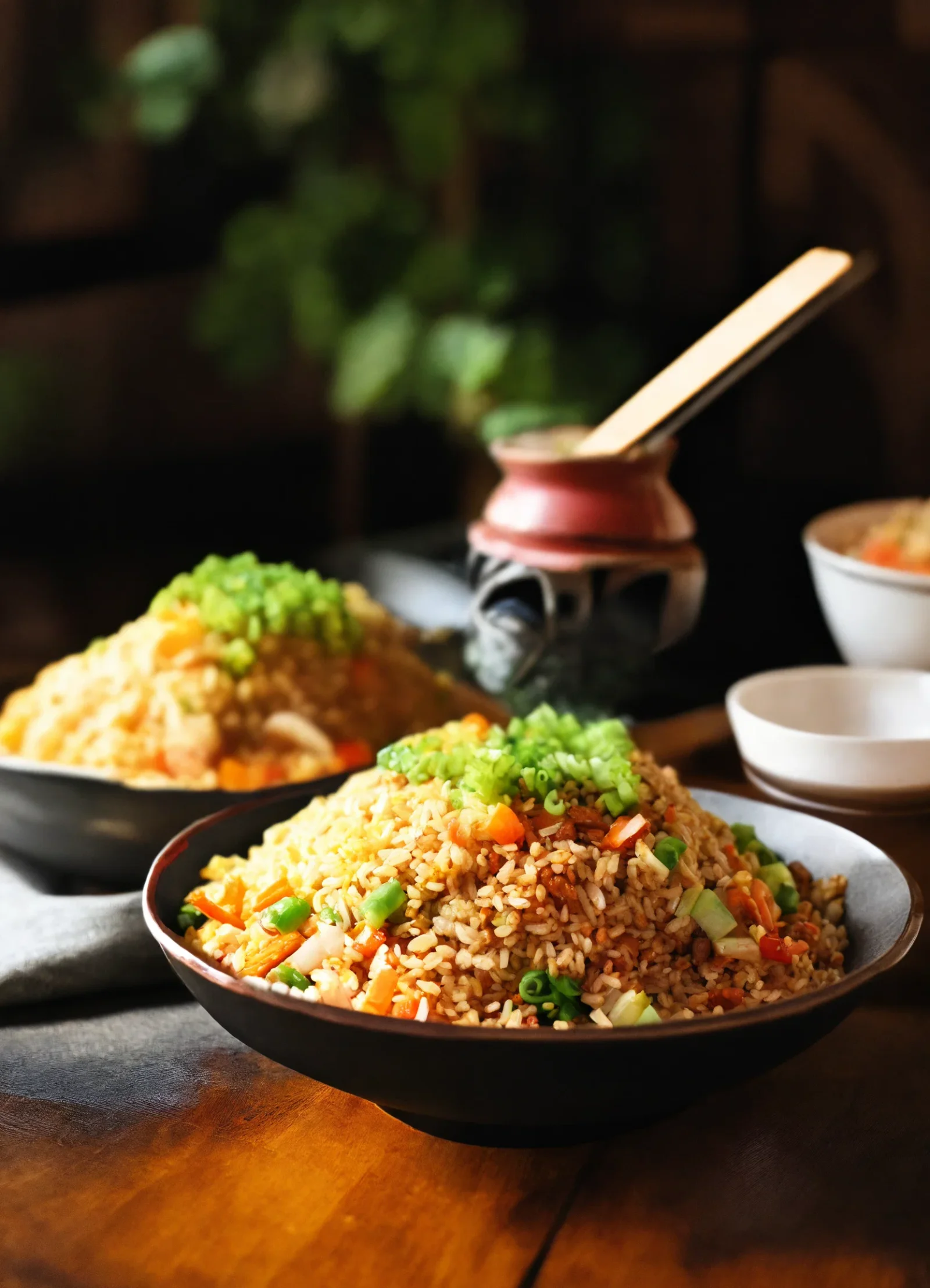 Arroz con titoté (arroz frito)