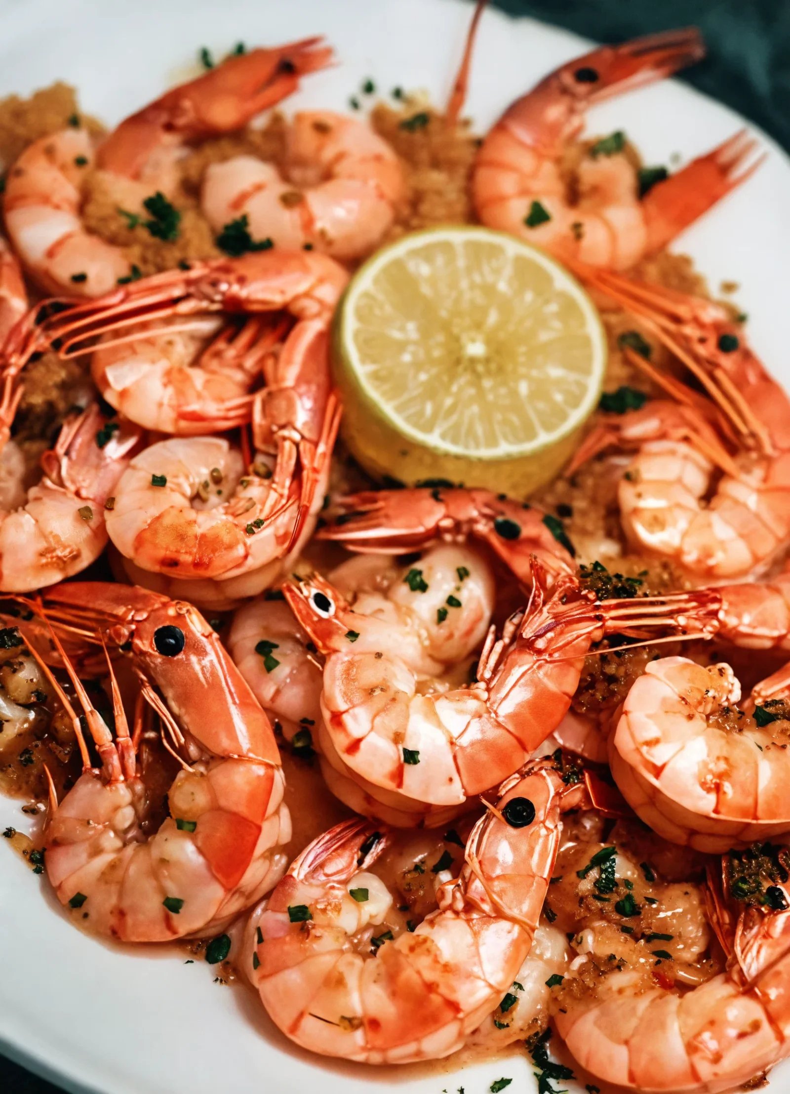 Camarones (o langostinos) con anís