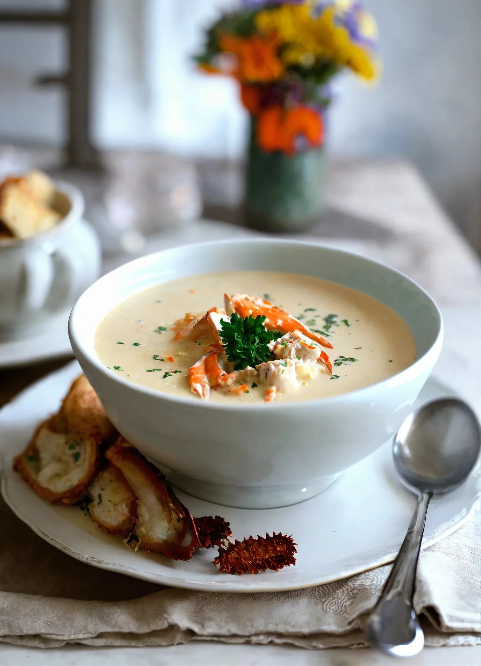 Sopa de cangrejo