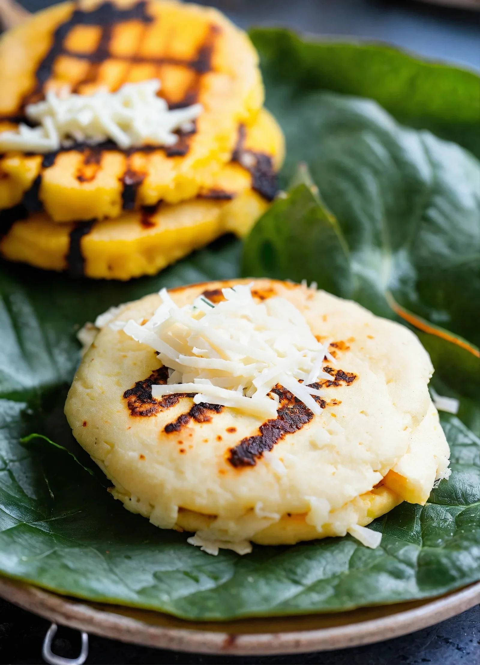 Arepas de ñame blanco chocoano