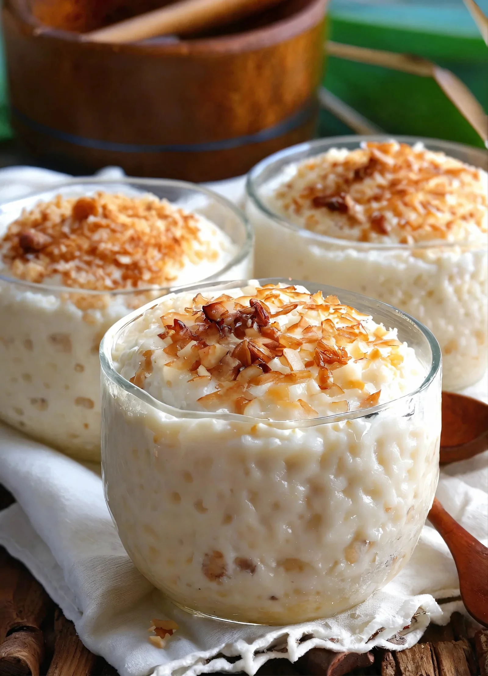 Arroz de leche de coco