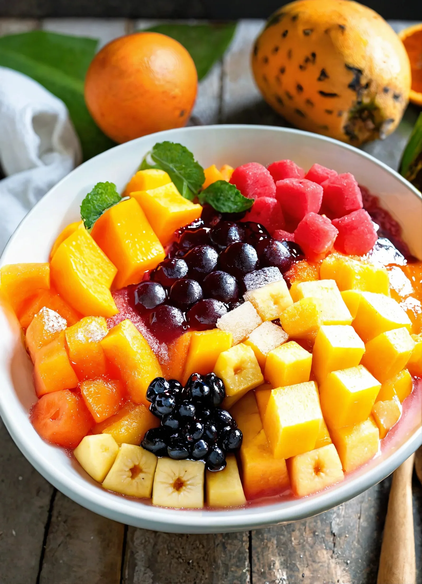 Macedonia de frutas