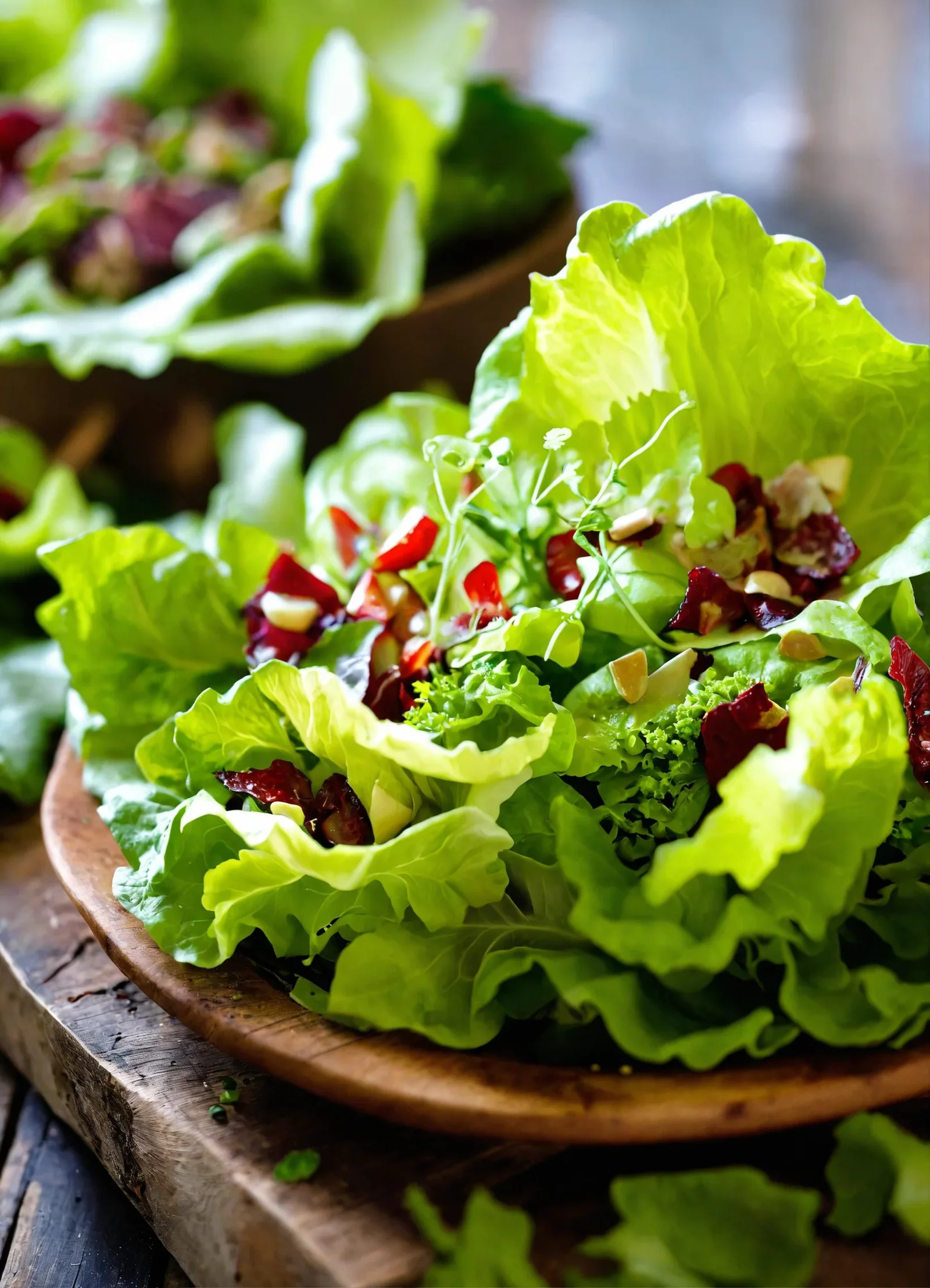 Ensalada de corazones de lechuga