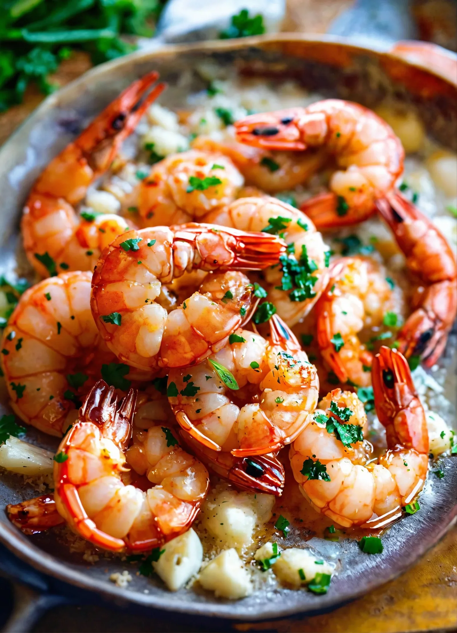 Camarones al Ajillo