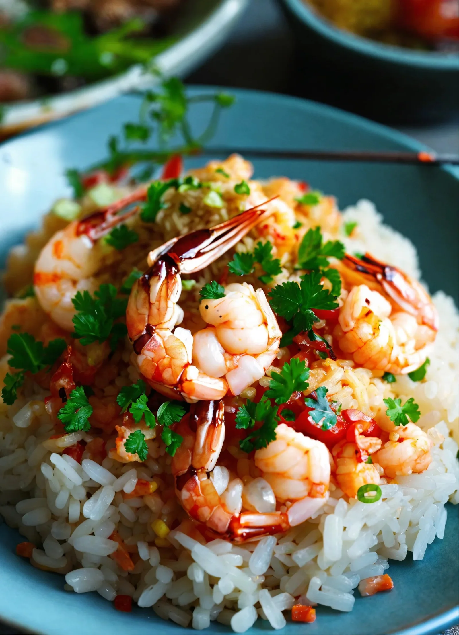 Arroz con Camarones