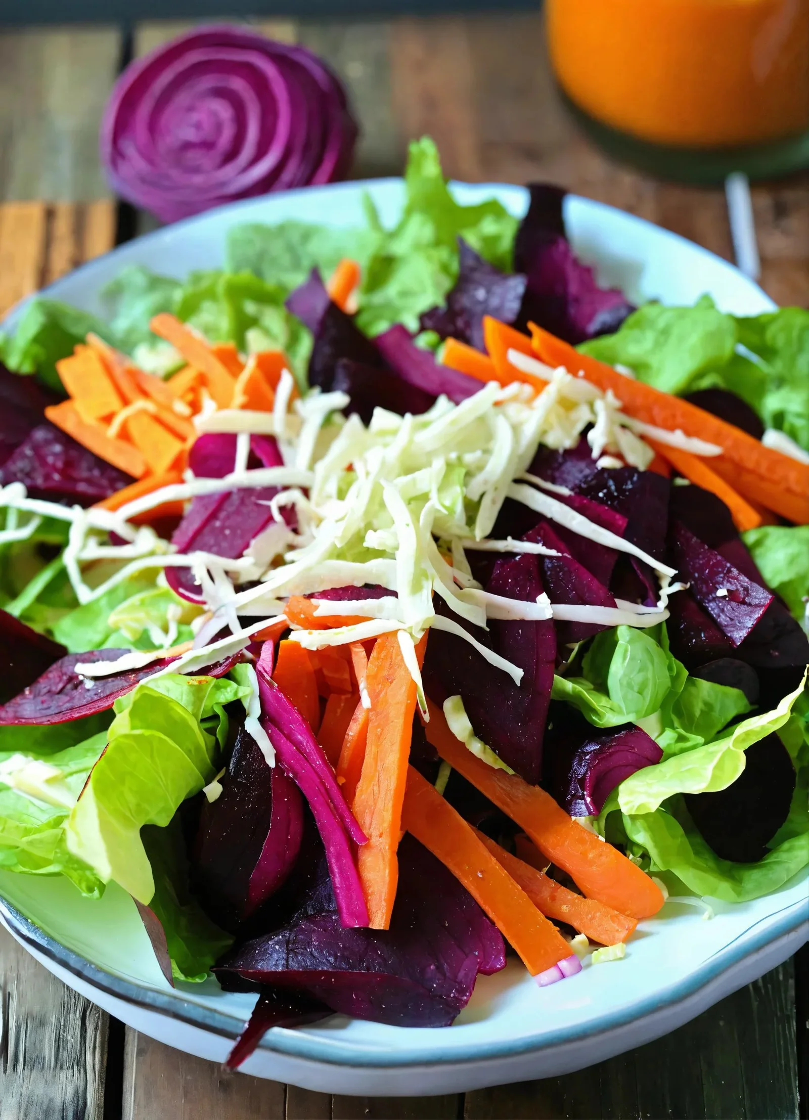 Ensalada de remolacha y zanahoria