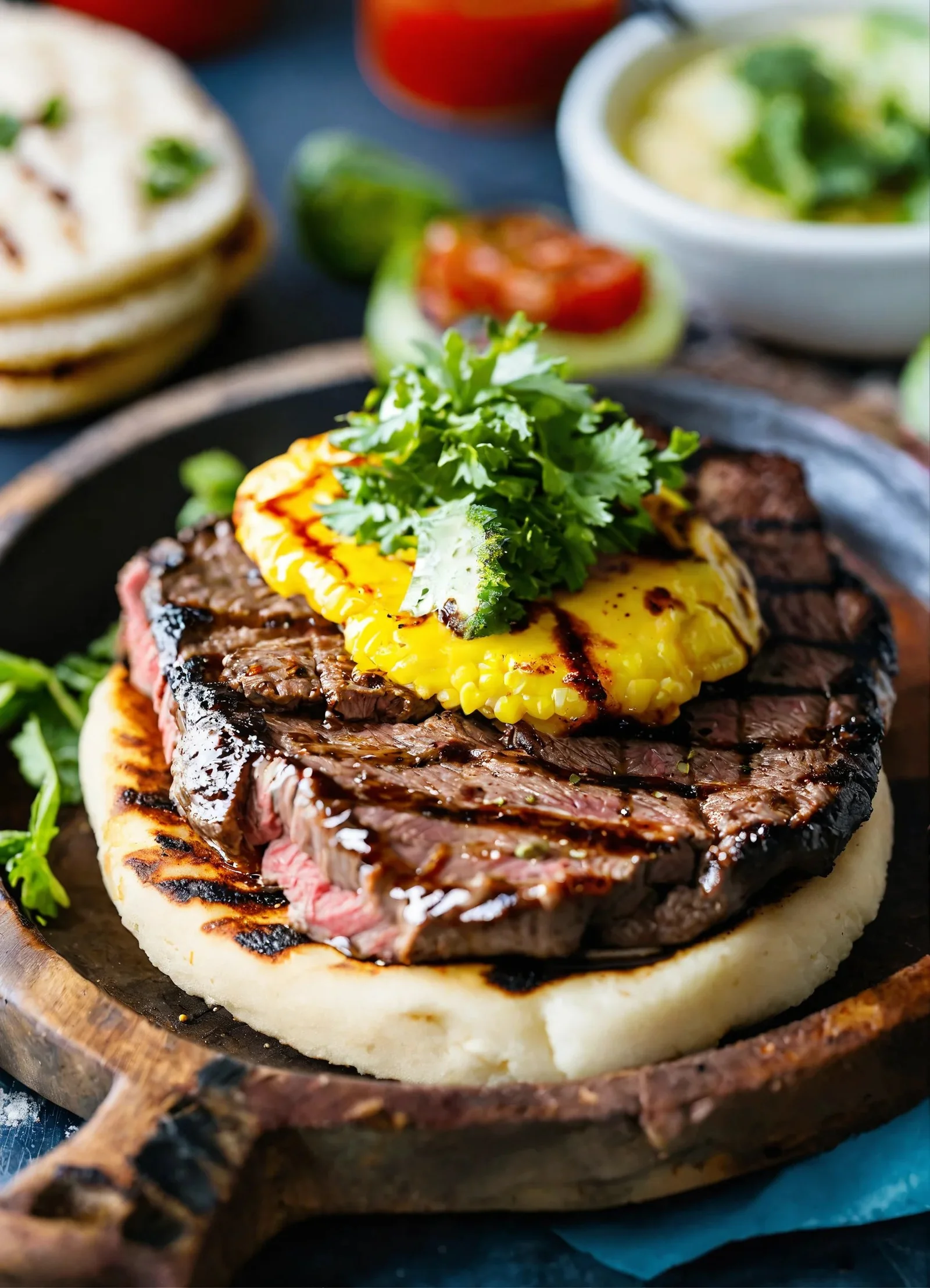 Carne asada en tiesto