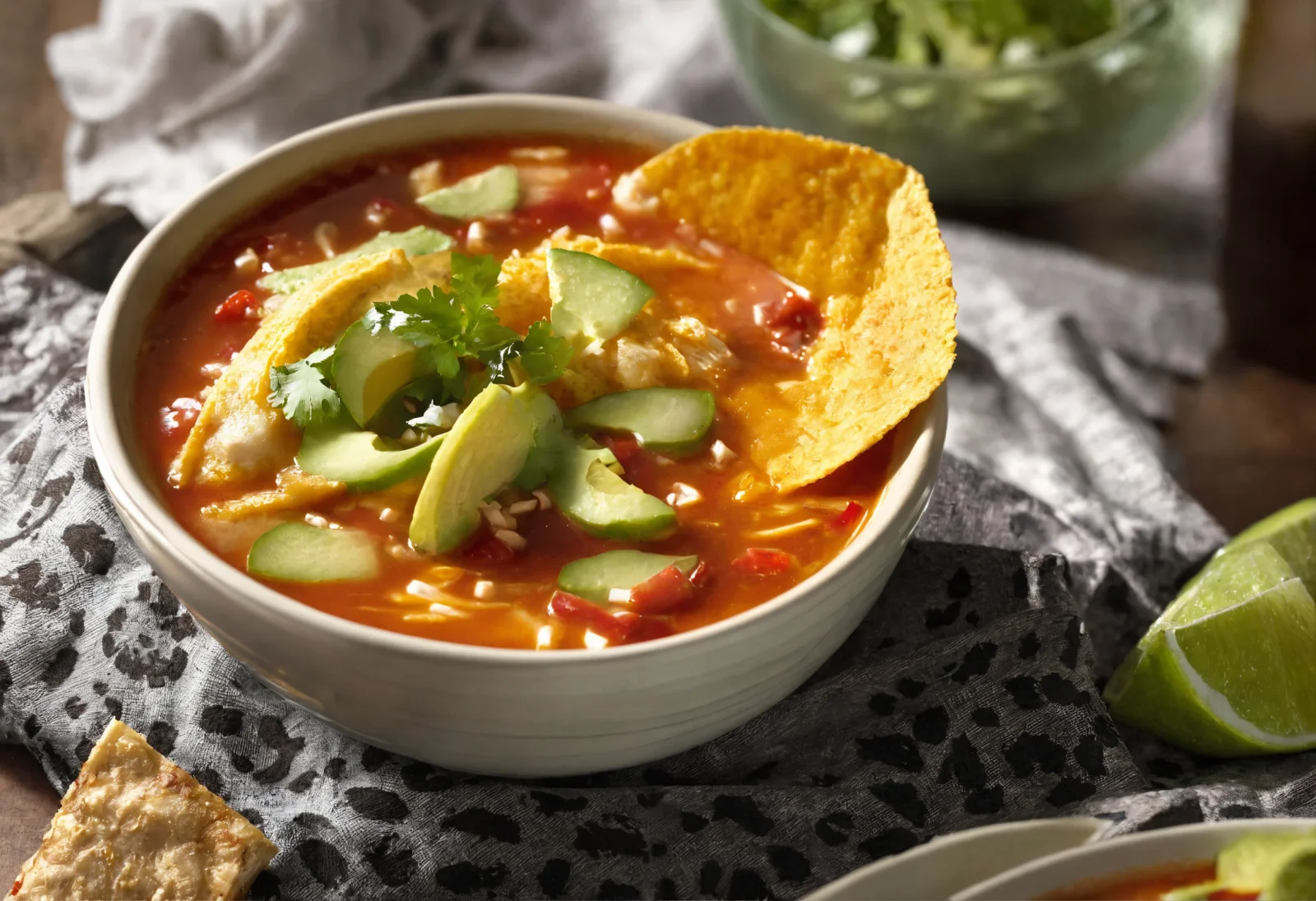 Sopa de tortillas