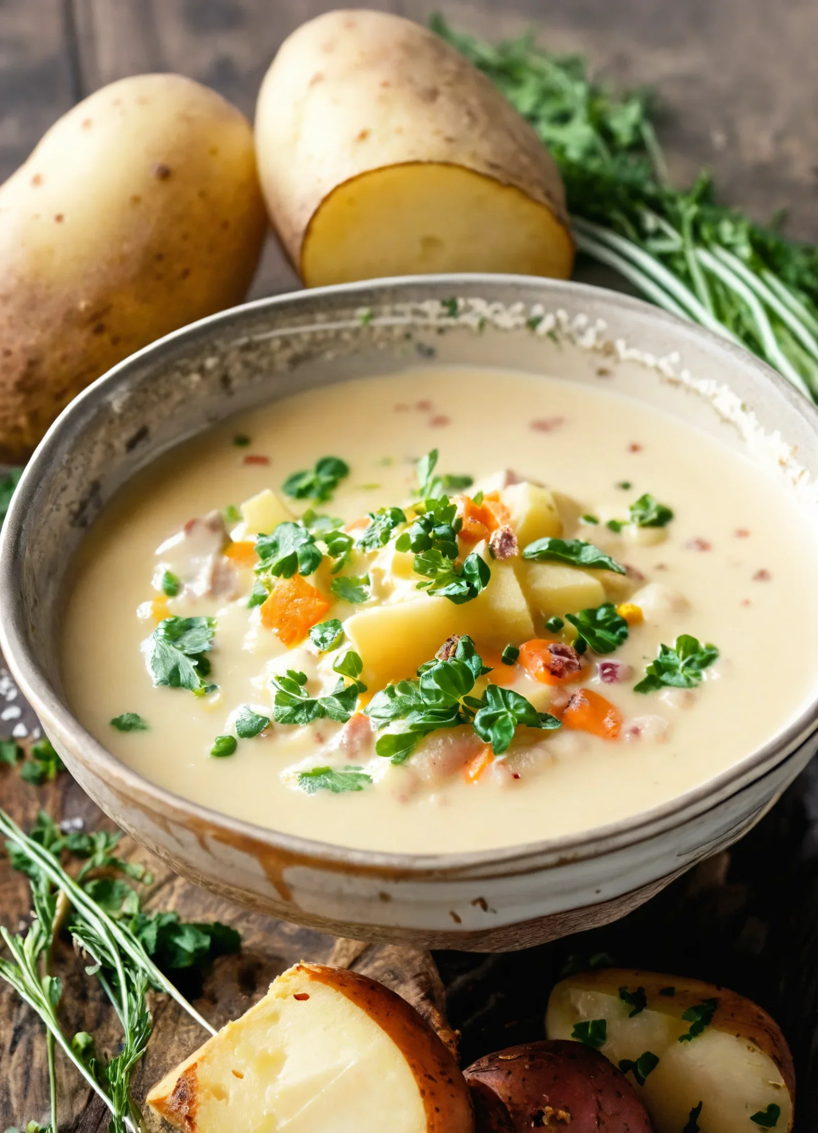 Caldo teñido