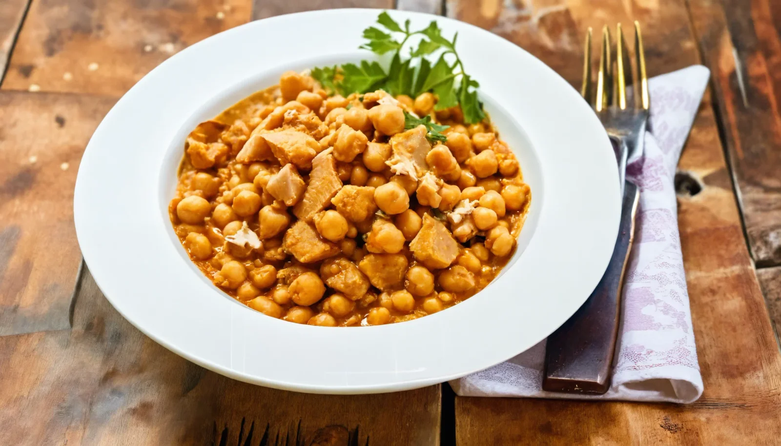 Callos con garbanzos