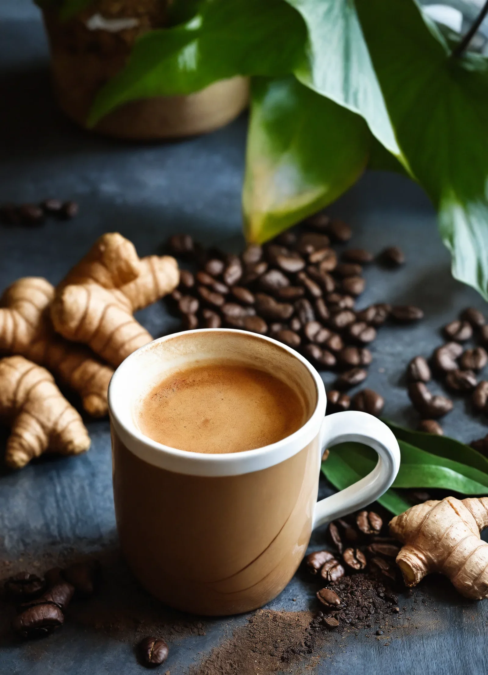 Café con jengibre